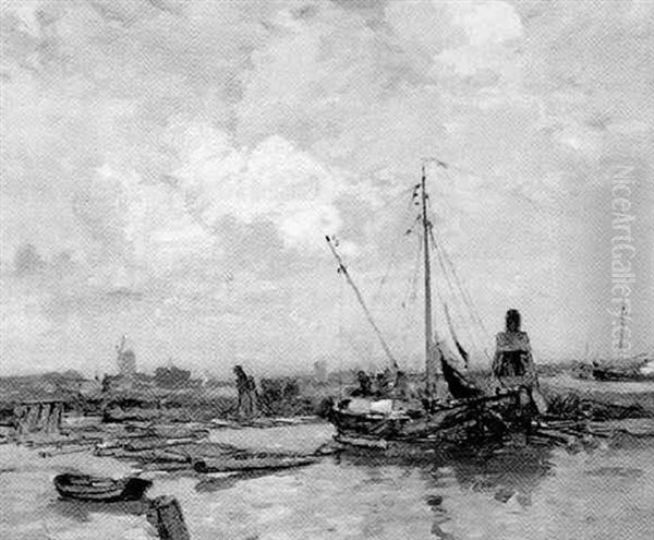 Lumber On The Maas - view 1