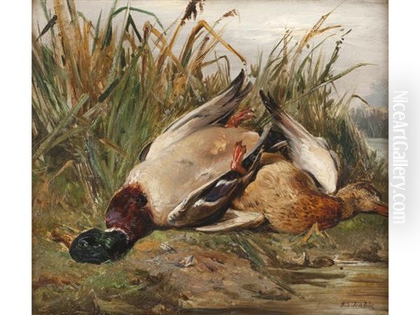 Pair Of Mallards - view 1