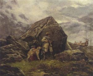 Deer-stalking by John Sargent Noble