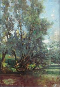 Near The Mill At East Linton by Robert Noble
