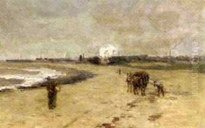 The Whelk Gatherers by Robert Noble