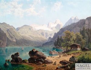 Hochgebirgssee Im Sommer