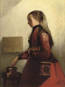 The Red Dress by Christoffel Bisschop