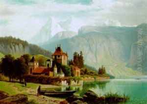 Thuner See Mit Blick Auf Eiger, Monch, Jungfrau