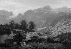 Sonniger Sommertag In Den Alpen