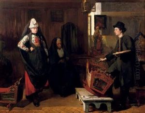 Hindeloopen: The Newborn's Cradle by Christoffel Bisschop