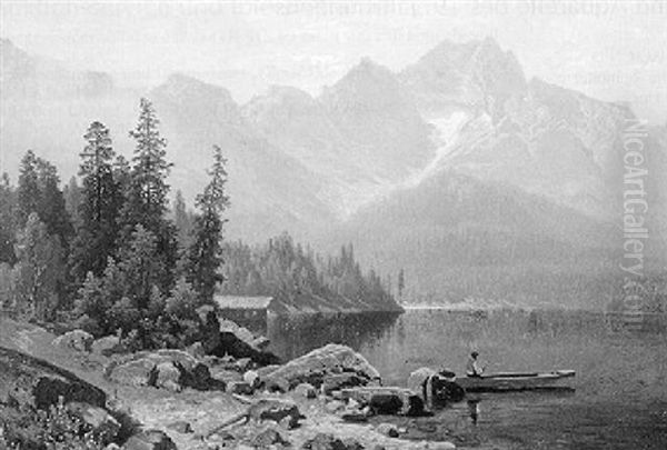 Der Eibsee Mit Blick Auf Die Zugspitze - view 1
