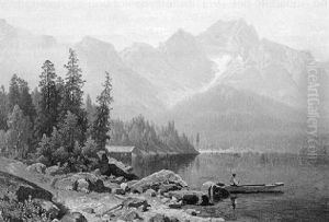 Der Eibsee Mit Blick Auf Die Zugspitze Der Eibsee Mit Blick Auf Die Zugspitze