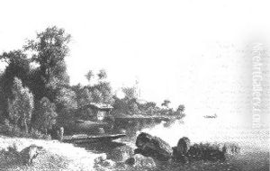 Der Konigssee by Theodor (Wilhelm T.) Nocken
