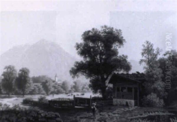 Untergrainau Mit Almspitze (karwendel-wetterstein) - view 1