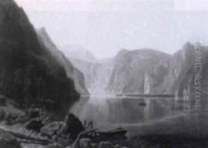 Der Konigssee, Vom Malerwinkel Aus Gesehen by Theodor (Wilhelm T.) Nocken