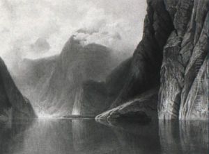 Der K"nigsee by Theodor (Wilhelm T.) Nocken