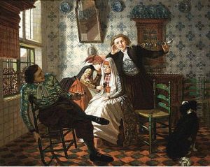 A Merry Company by Christoffel Bisschop
