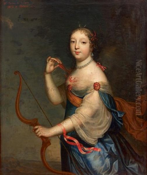 Portrait Dit De Pauline De Grignan, Marquise De Simiane En Diane Chasseresse - view 1