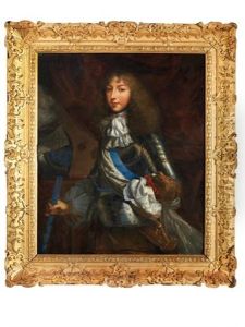 Portrait De Philippe D'orleans, Frere De Louis Xiv (1640-1701) by Jean Nocret