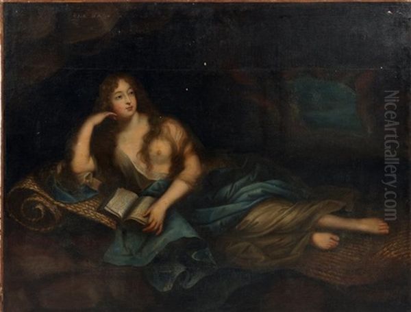 Portrait De La Belle Du Ludre En Marie-madeleine - view 1