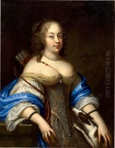 Portrait De Dame En Diane Chasseresse