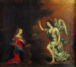 L'annonciation by Jean Nocret