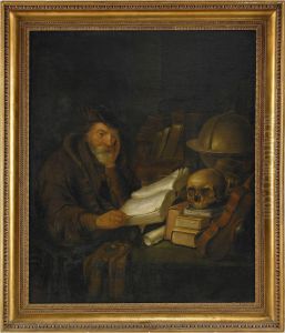 Filosof Forsjunken I Studier by Cornelis Bisschop
