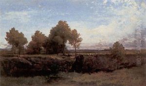 Tending The Flock by Charles-Joseph Node