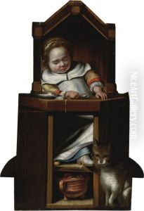 Property Of Heidi Shafranek
 

 
 
 

 
 A Boy Asleep In His High Chair by Cornelis Bisschop