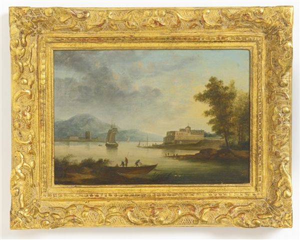 River Landscapes With Fortresses (pair) - view 1