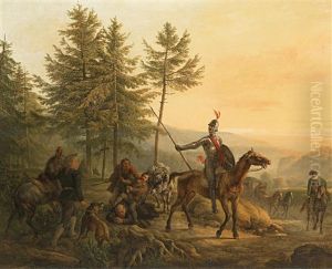 Szene Aus Don Quichote Von Miguel De Cervantes by Noel, Alexandre Jean