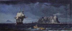 Shipping Off The Coast Of Gibraltar