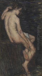 Study Of Lena by Suze Robertson