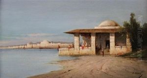 Oriental Harbor Scene Oriental Harbor Scene