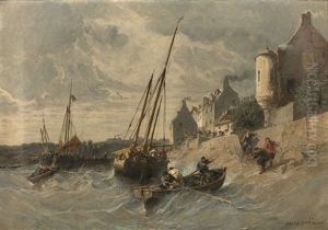 Retour De Peche by Jules Achille Noel
