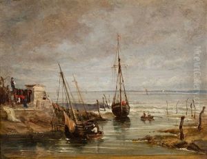Kleiner Hafen Mit Booten Kleiner Hafen Mit Booten