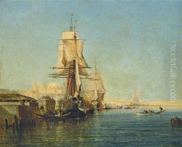 Les Rives Du Bosphore Avec Une Vue Presumee De Constantinople En Arriere-plan - view 1