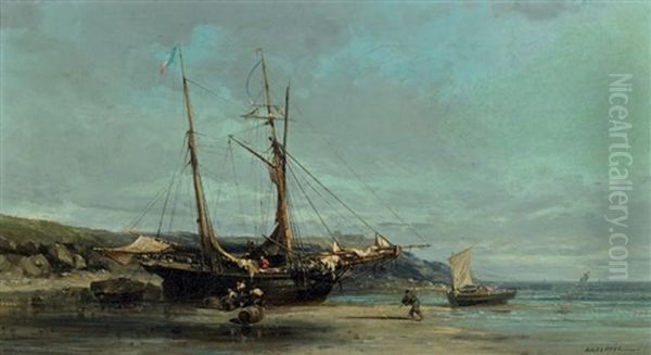 Debarquement D'un Voilier Sur Une Plage - view 1