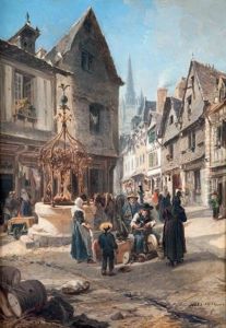 Place De Ville Animee (quimper?)