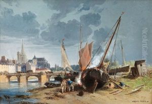Ship Yard Near A Breton Town