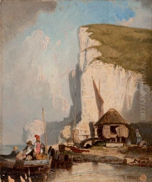 Pecheurs En Bord De Cote - view 1
