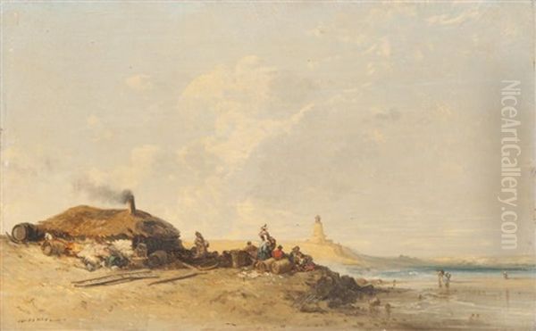 Pecheurs Sur La Plage - view 1