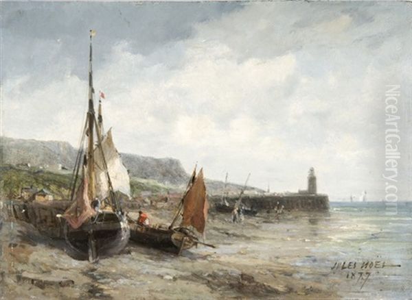 Bateaux De Pecheur Sur La Greve - view 1