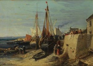 Retour De Peche by Jules Achille Noel