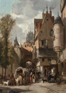 Le Jour Du Marche by Jules Achille Noel
