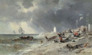 Coup De Vent Au Treport