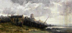 Paysage A La Maree Basse, Morbihan