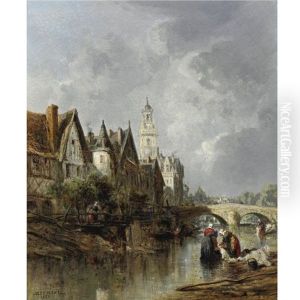 The Washerwomen by Jules Achille Noel