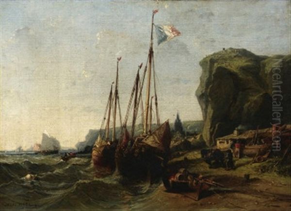 Segelboote An Der Bretonischen Kuste - view 1