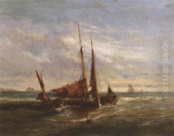 At Anchor In An Offshore Swell - view 1