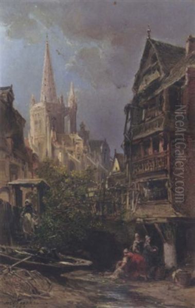 Scene De Rue A Morlaix - view 1
