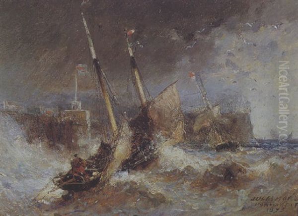 Bateaux Dans La Tempete - view 1