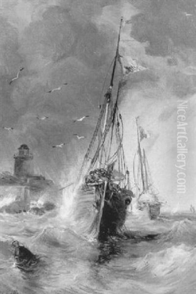 Bateaux Dans La Tempete - view 1