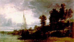 Bateau A L'embouchure Bateau A L'embouchure